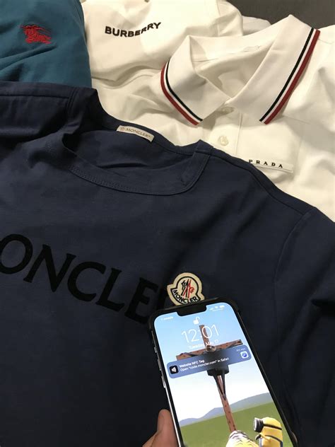 Moncler nfc tag scan